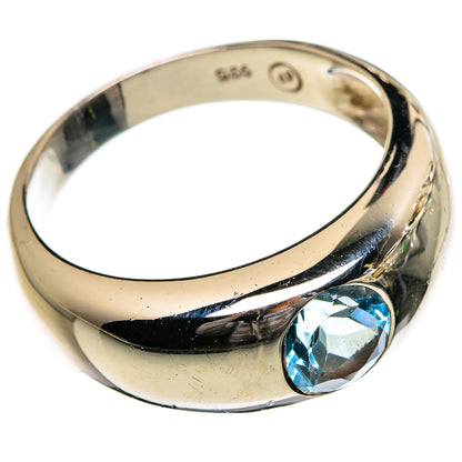 Blue Topaz Rings handcrafted by Ana Silver Co - RING87105 - Photo 2