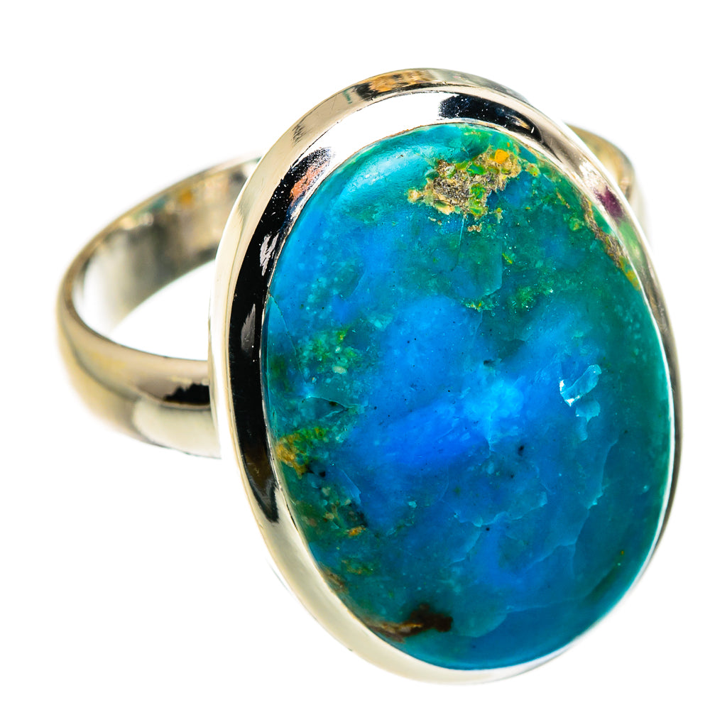 Chrysocolla Rings handcrafted by Ana Silver Co - RING87106
