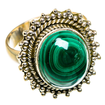 Malachite Rings handcrafted by Ana Silver Co - RING87108