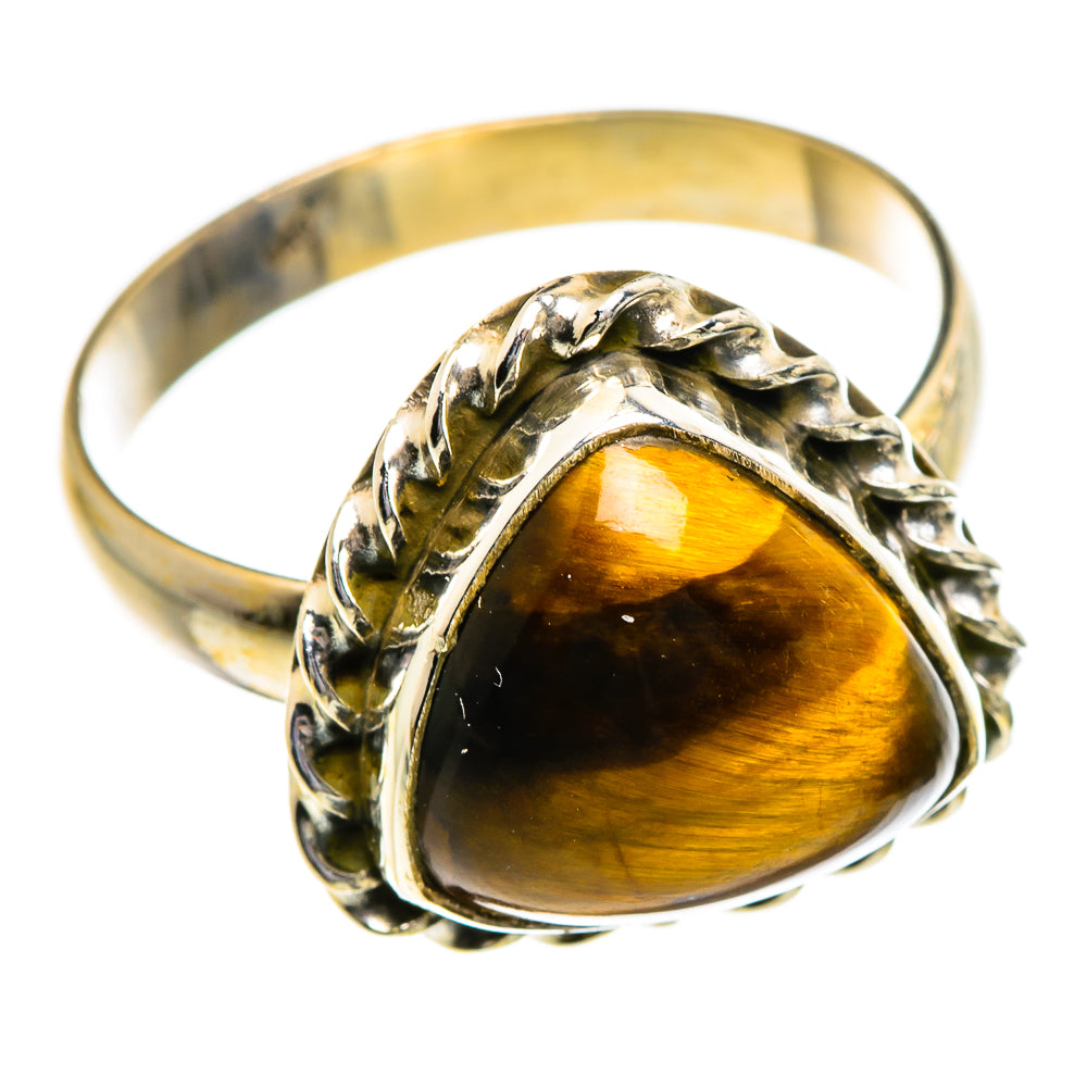 Tiger Eye Rings handcrafted by Ana Silver Co - RING87111