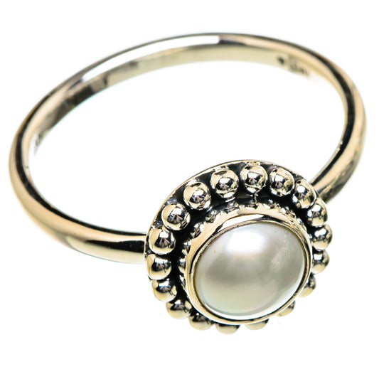 Cultured Pearl Rings handcrafted by Ana Silver Co - RING87119