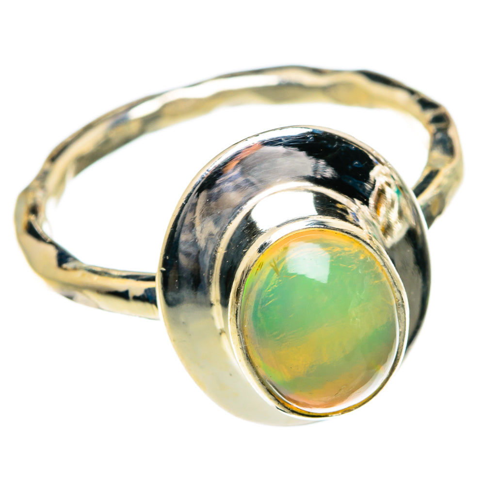 Ethiopian Opal Rings handcrafted by Ana Silver Co - RING87120