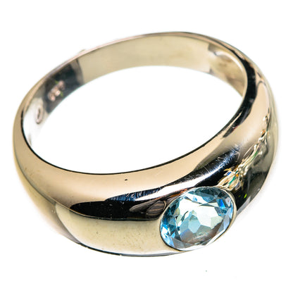 Blue Topaz Rings handcrafted by Ana Silver Co - RING87122