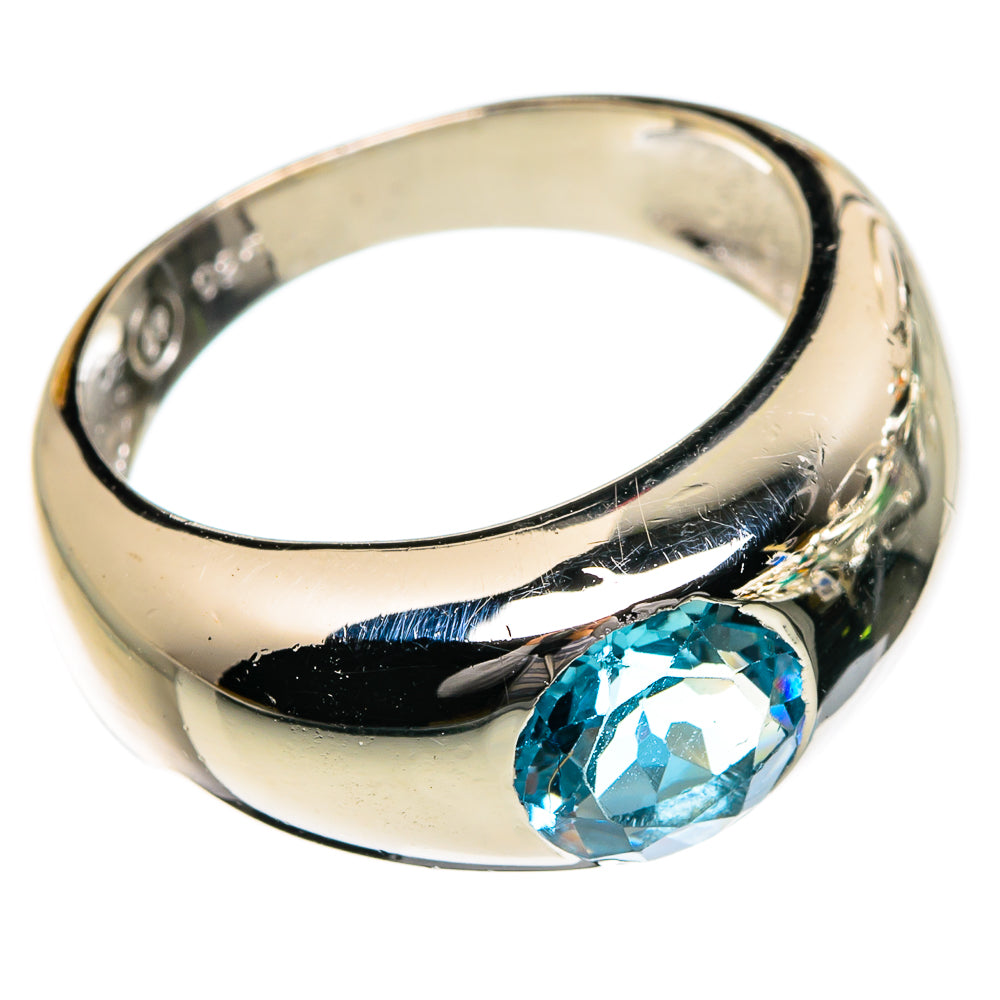 Blue Topaz Rings handcrafted by Ana Silver Co - RING87124