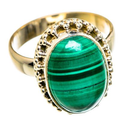Malachite Rings handcrafted by Ana Silver Co - RING87125