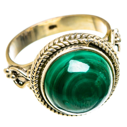 Malachite Rings handcrafted by Ana Silver Co - RING87126