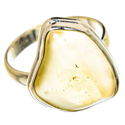 Libyan Desert Glass Rings handcrafted by Ana Silver Co - RING87129 - Photo 2