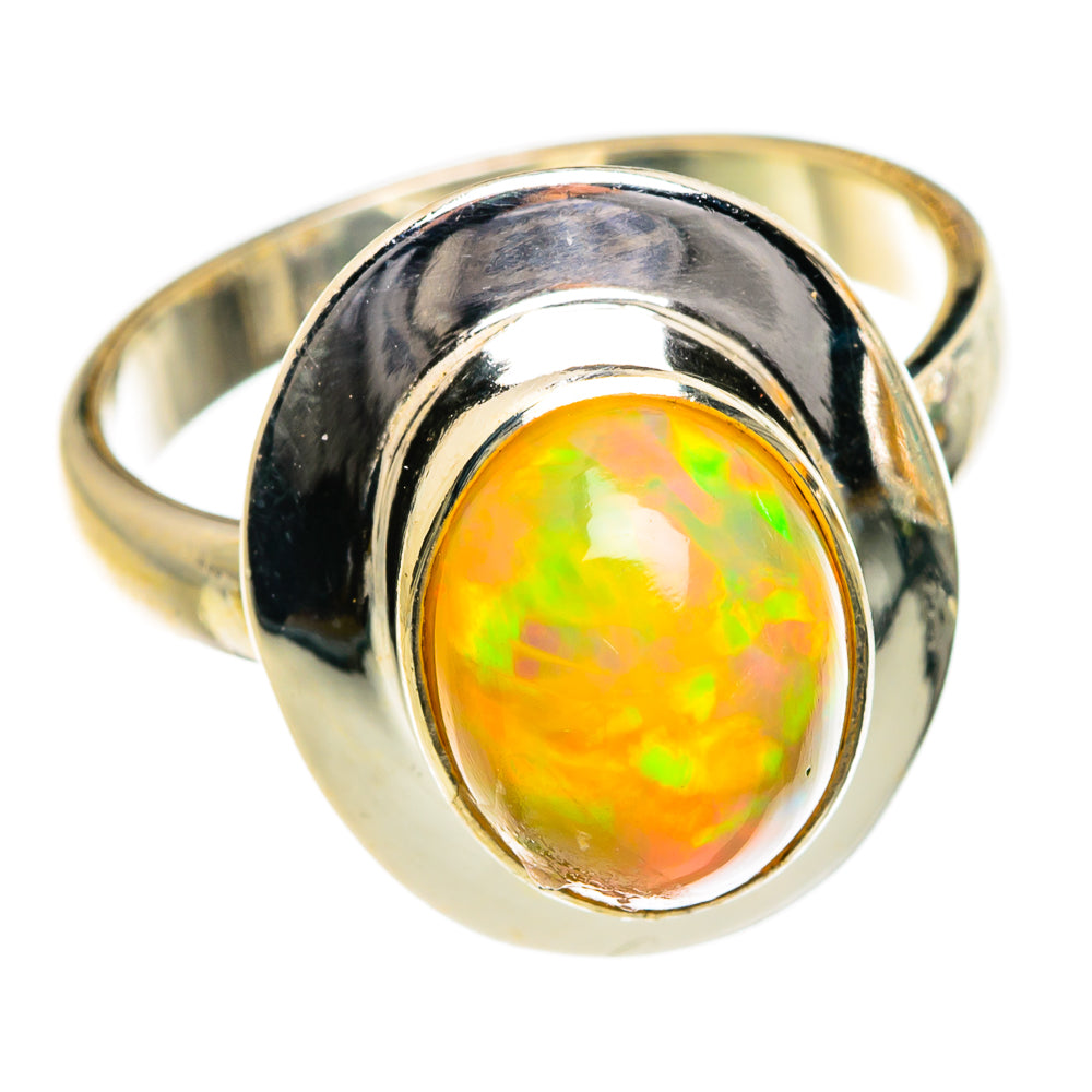 Ethiopian Opal Rings handcrafted by Ana Silver Co - RING87137