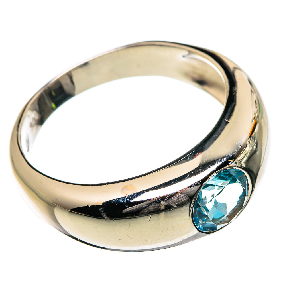 Blue Topaz Rings handcrafted by Ana Silver Co - RING87150 - Photo 2