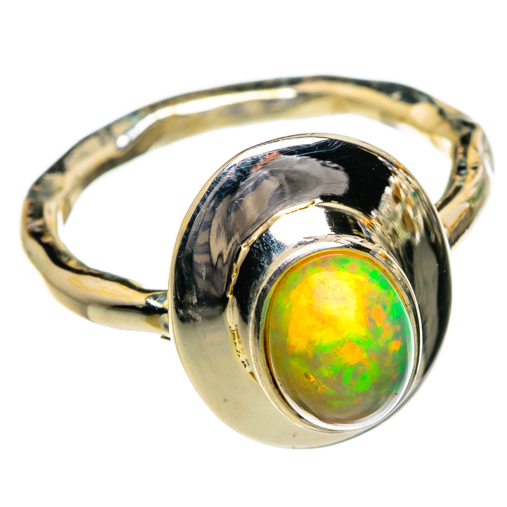 Ethiopian Opal Rings handcrafted by Ana Silver Co - RING87156