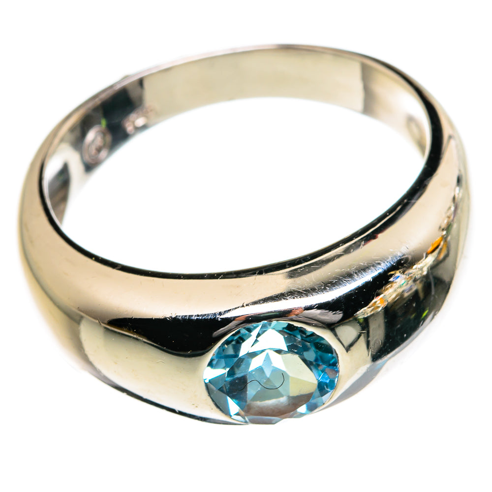 Blue Topaz Rings handcrafted by Ana Silver Co - RING87157