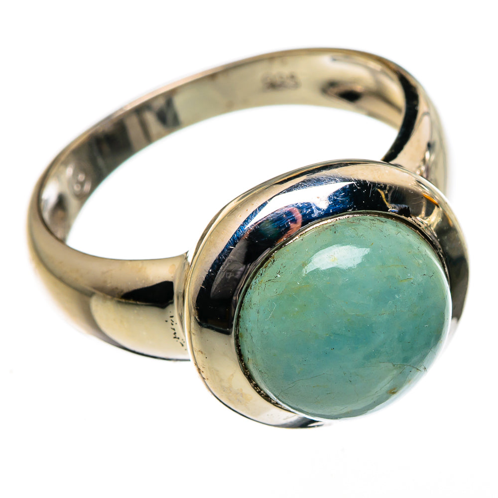 Aquamarine Rings handcrafted by Ana Silver Co - RING87158
