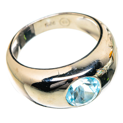 Blue Topaz Rings handcrafted by Ana Silver Co - RING87159