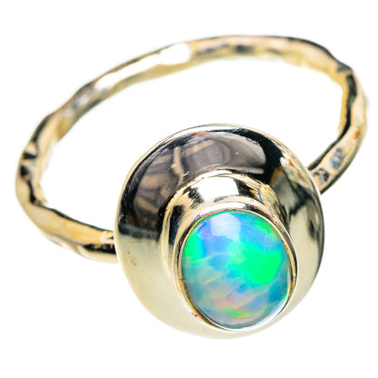 Ethiopian Opal Rings handcrafted by Ana Silver Co - RING87162