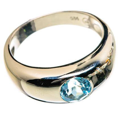 Blue Topaz Rings handcrafted by Ana Silver Co - RING87163 - Photo 2
