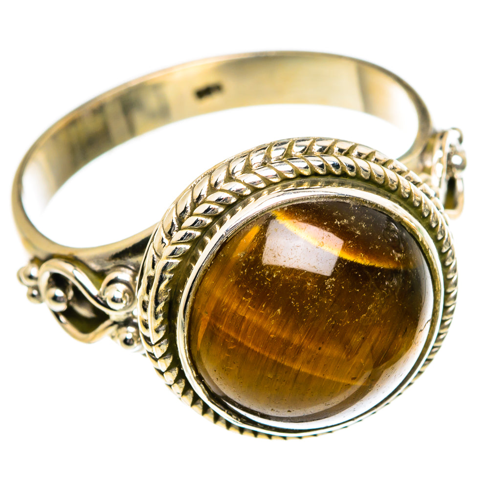 Tiger Eye Rings handcrafted by Ana Silver Co - RING87166
