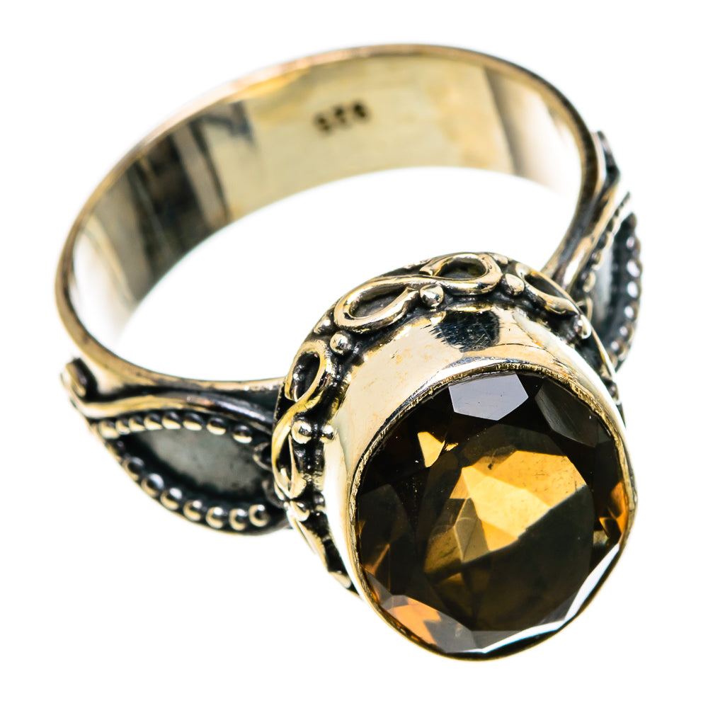 Smoky Quartz Rings handcrafted by Ana Silver Co - RING87167