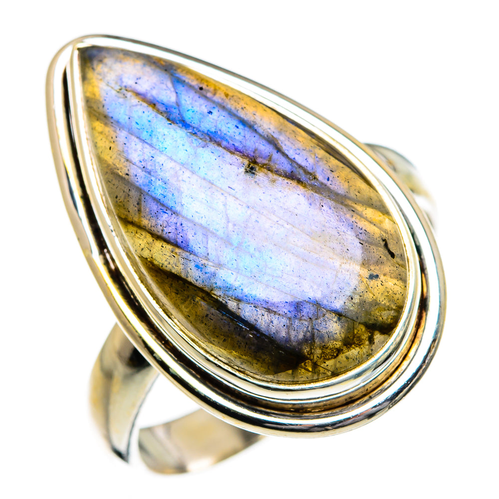 Labradorite Rings handcrafted by Ana Silver Co - RING87174