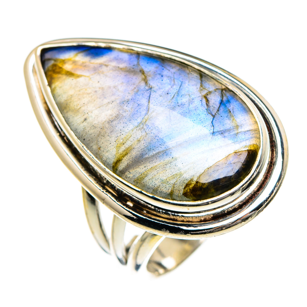Labradorite Rings handcrafted by Ana Silver Co - RING87186