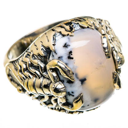 Dendritic Opal Rings handcrafted by Ana Silver Co - RING87202