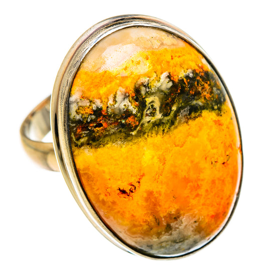 Bumble Bee Jasper Rings handcrafted by Ana Silver Co - RING87216
