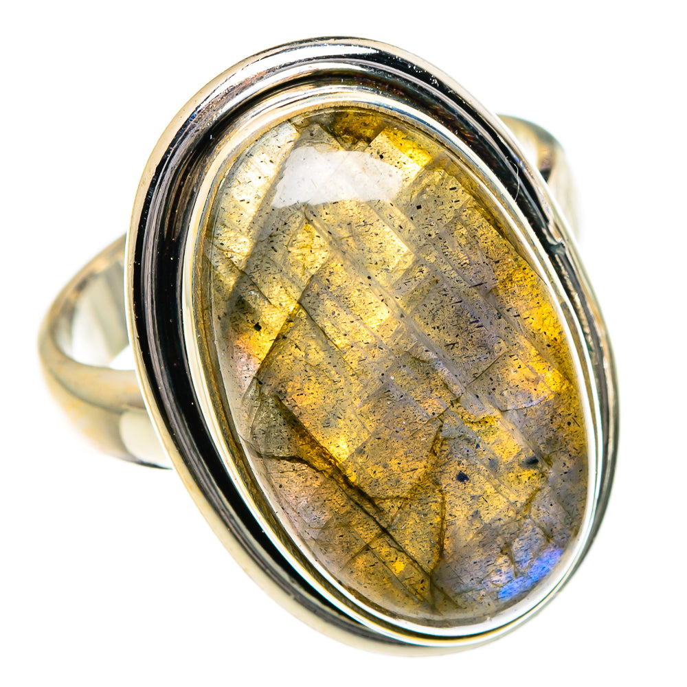Labradorite Rings handcrafted by Ana Silver Co - RING87218