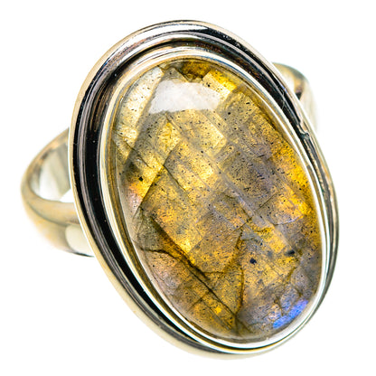 Labradorite Rings handcrafted by Ana Silver Co - RING87218