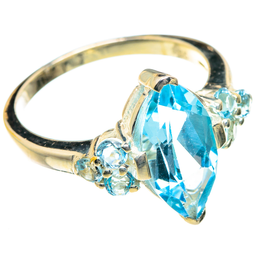 Blue Topaz Rings handcrafted by Ana Silver Co - RING87230