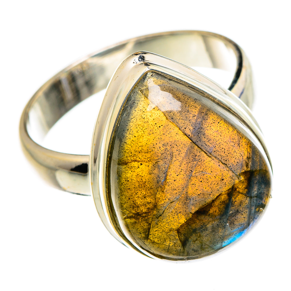 Labradorite Rings handcrafted by Ana Silver Co - RING87234