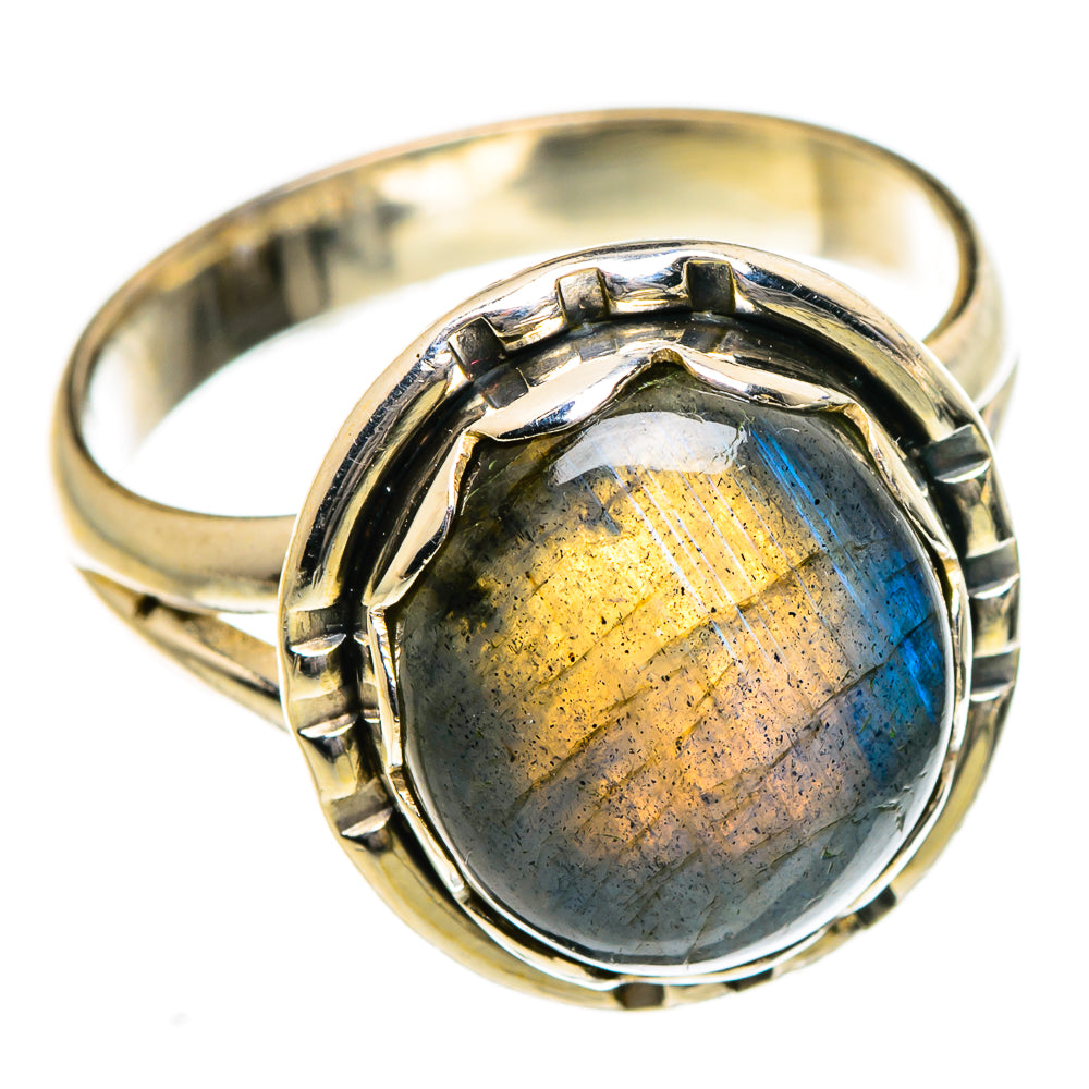 Labradorite Rings handcrafted by Ana Silver Co - RING87240