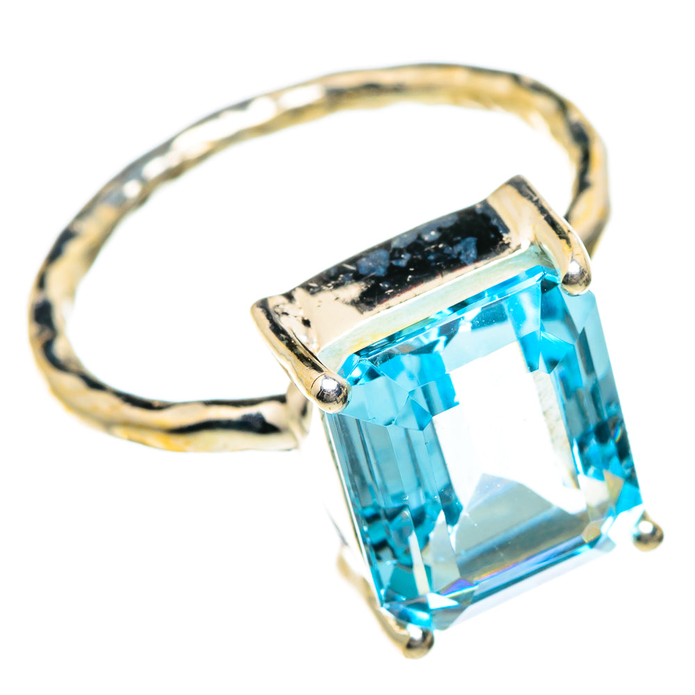 Blue Topaz Rings handcrafted by Ana Silver Co - RING87246