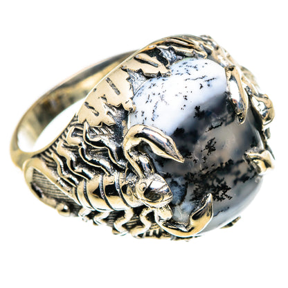 Dendritic Opal Rings handcrafted by Ana Silver Co - RING87250