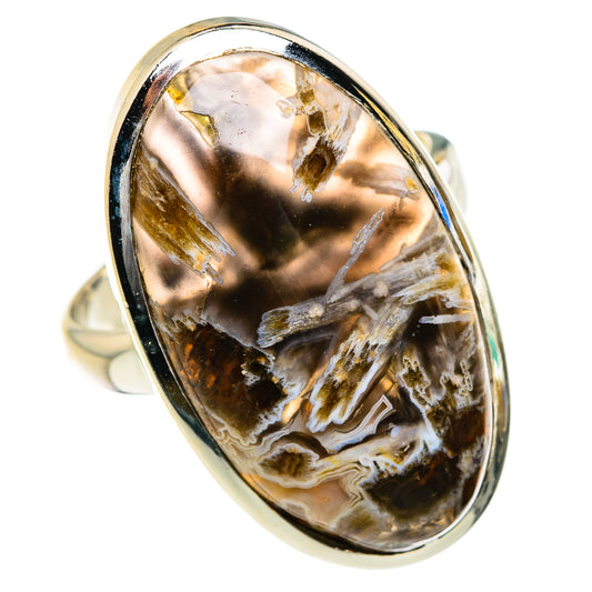Turkish Tube Agate Rings handcrafted by Ana Silver Co - RING87260
