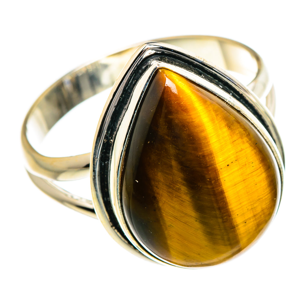 Tiger Eye Rings handcrafted by Ana Silver Co - RING87264