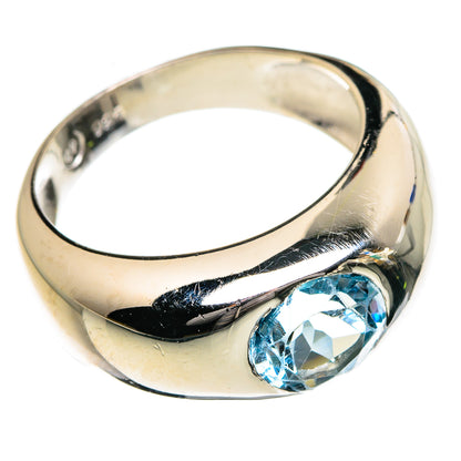 Blue Topaz Rings handcrafted by Ana Silver Co - RING87269