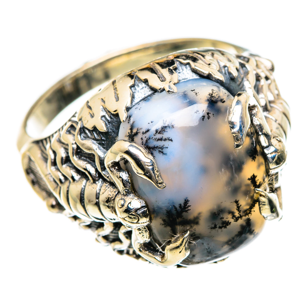 Dendritic Opal Rings handcrafted by Ana Silver Co - RING87270