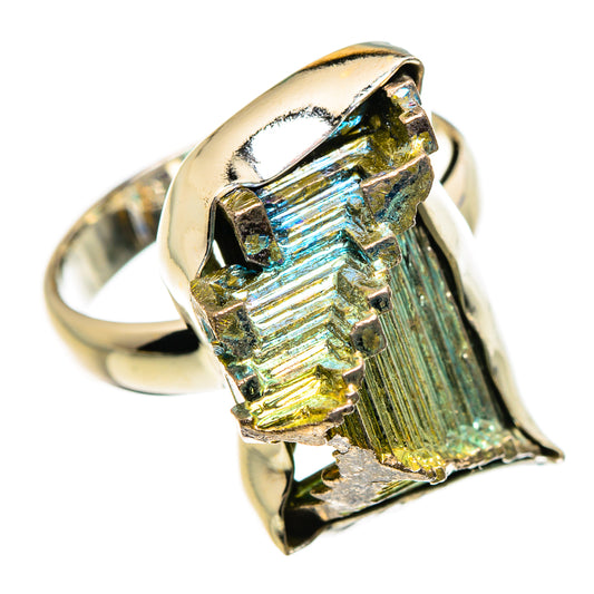 Bismuth Crystal Rings handcrafted by Ana Silver Co - RING87275