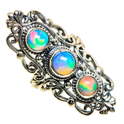 Ethiopian Opal Rings handcrafted by Ana Silver Co - RING87278