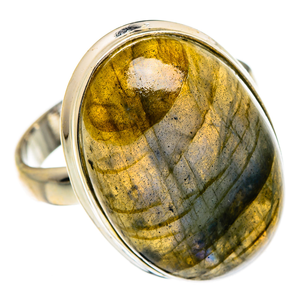 Labradorite Rings handcrafted by Ana Silver Co - RING87284