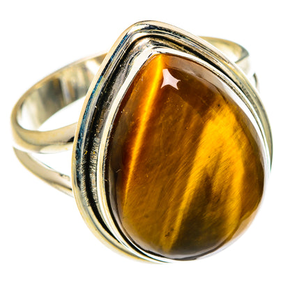 Tiger Eye Rings handcrafted by Ana Silver Co - RING87293