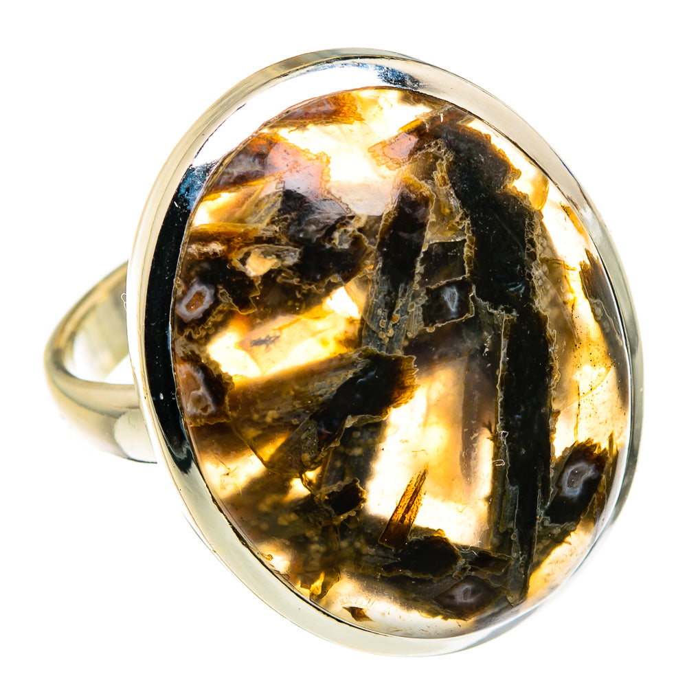 Turkish Tube Agate Rings handcrafted by Ana Silver Co - RING87294 - Photo 2