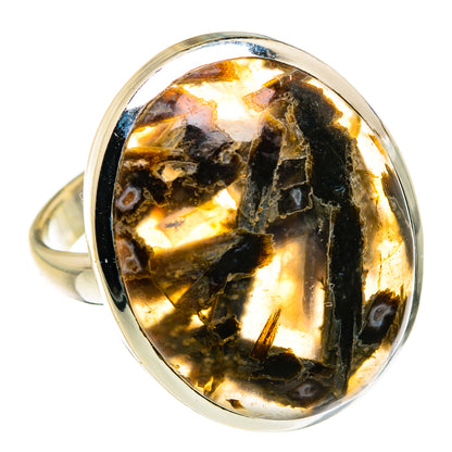 Turkish Tube Agate Rings handcrafted by Ana Silver Co - RING87294 - Photo 2