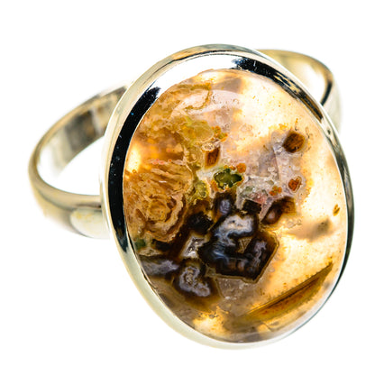 Turkish Tube Agate Rings handcrafted by Ana Silver Co - RING87295 - Photo 2