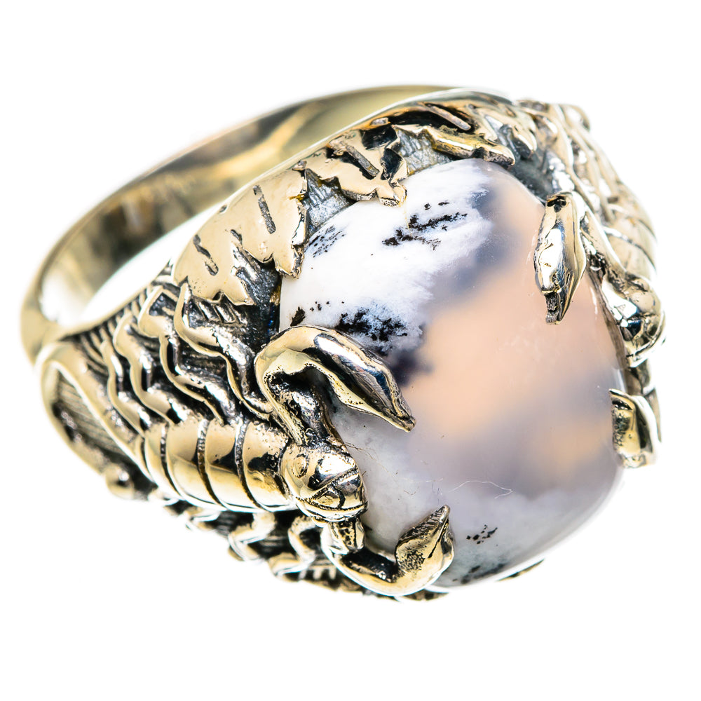 Dendritic Opal Rings handcrafted by Ana Silver Co - RING87299