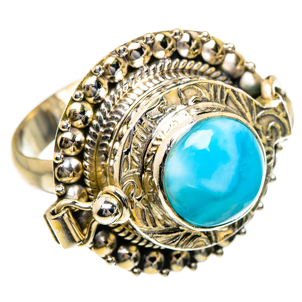 Larimar Rings handcrafted by Ana Silver Co - RING87305