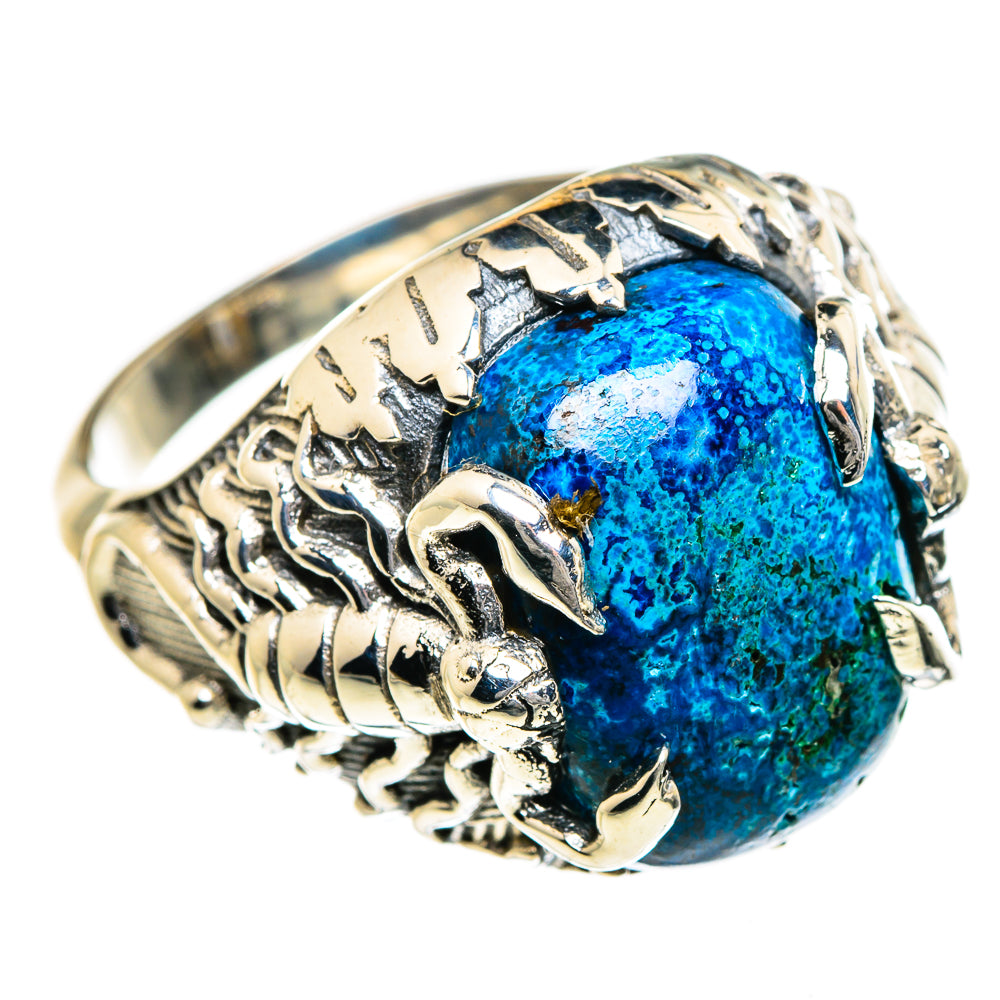 Chrysocolla Rings handcrafted by Ana Silver Co - RING87310