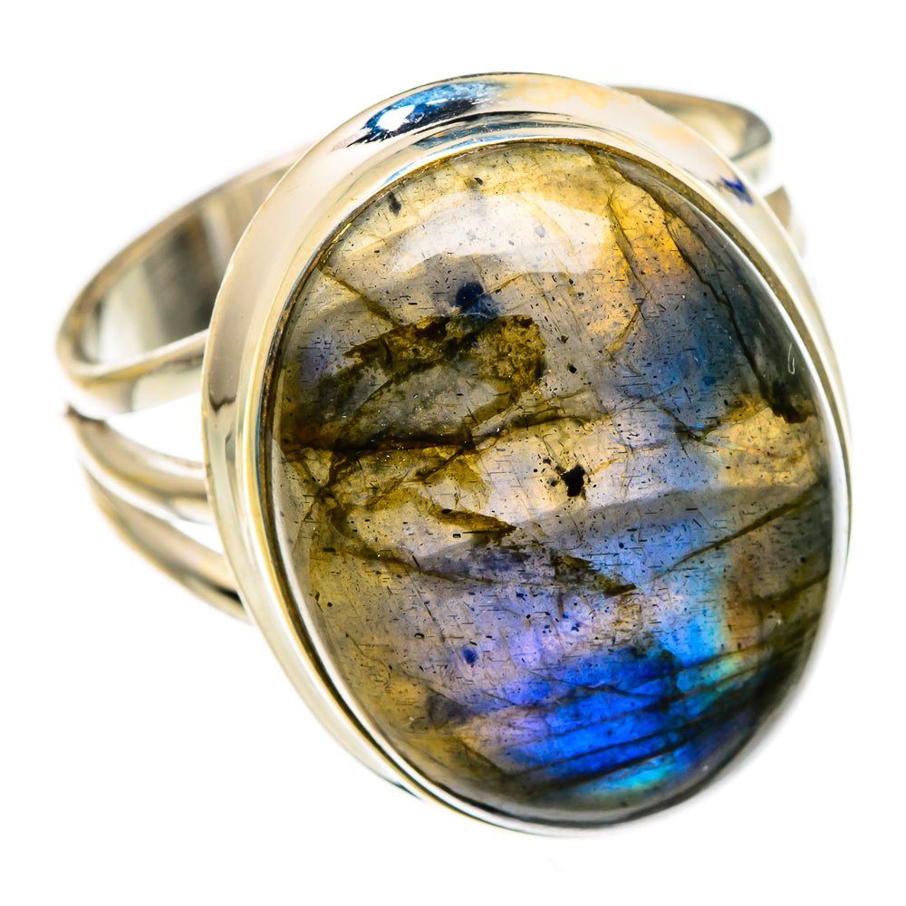 Labradorite Rings handcrafted by Ana Silver Co - RING87311