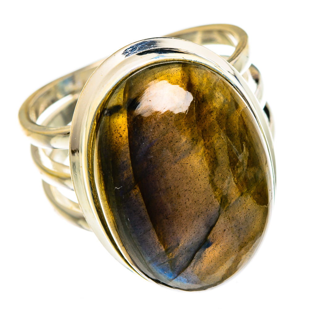 Labradorite Rings handcrafted by Ana Silver Co - RING87321