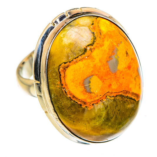 Bumble Bee Jasper Rings handcrafted by Ana Silver Co - RING87330