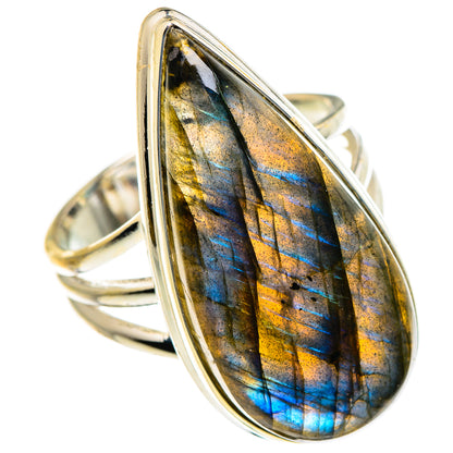 Labradorite Rings handcrafted by Ana Silver Co - RING87333